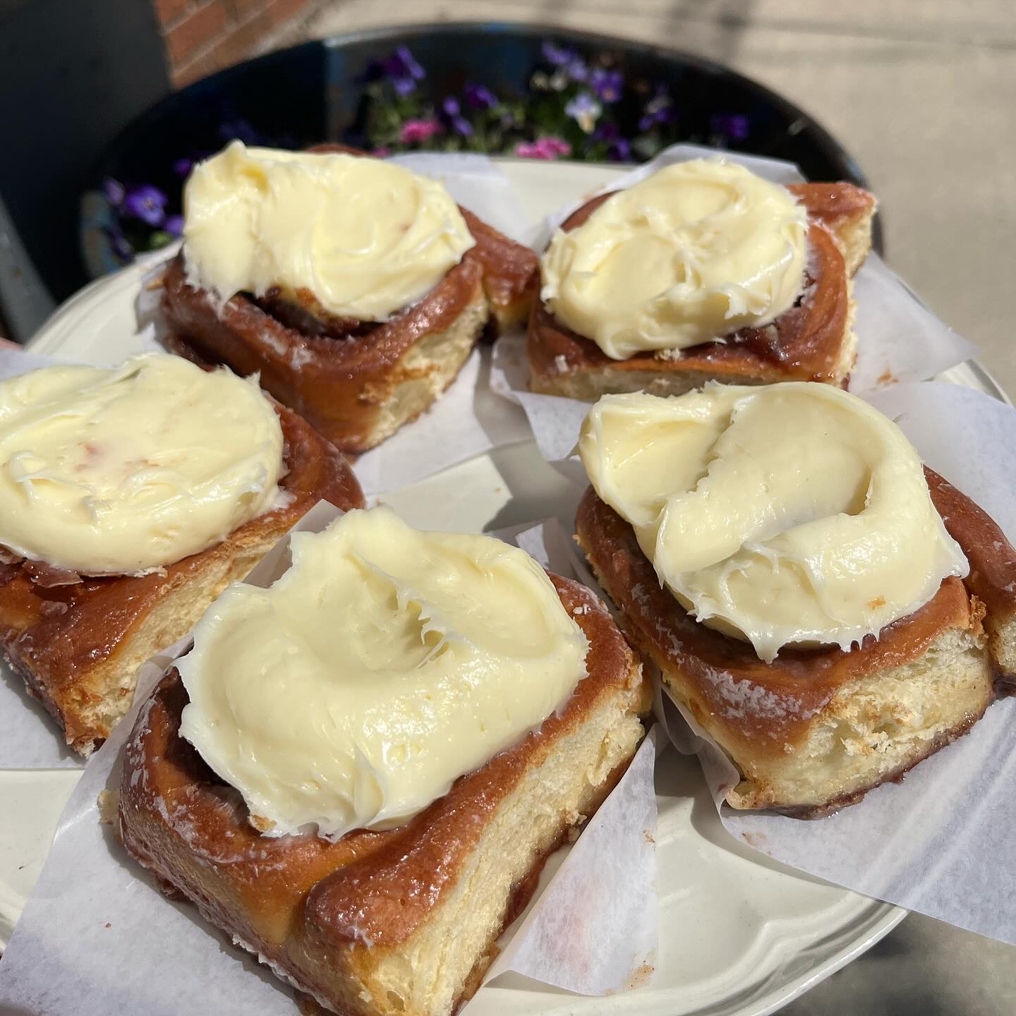 Happy graduation and happy Mother’s Day! We’re so excited to celebrate with you at Batch. We are open 8am - 5pm on both Saturday and Sunday. Due to the volume of in person customers, we will not be accepting same day holds. Please come visit us in person for first come, first served treats. 🥐💙